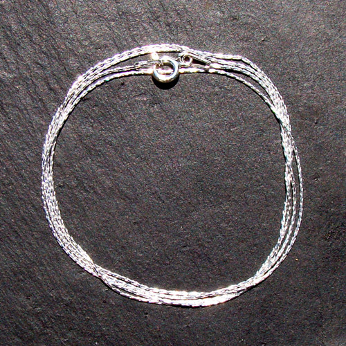 Stříbrný řetízek - 60cm — foto 1