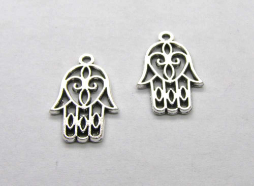 Přívěsek kovový - hamsa, 2 ks — foto 1