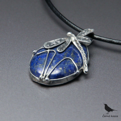 Noční let (Lapis lazuli) - náhrdelník — foto 1