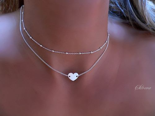 Stříbrný 925 Náhrdelník ..MARBLES.chocker — foto 1