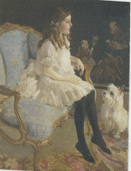 Bavlněná látka - panel 9,5 x 13 cm