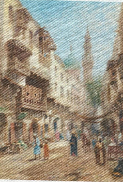 Bavlněná látka - panel 9 x 12,5 cm