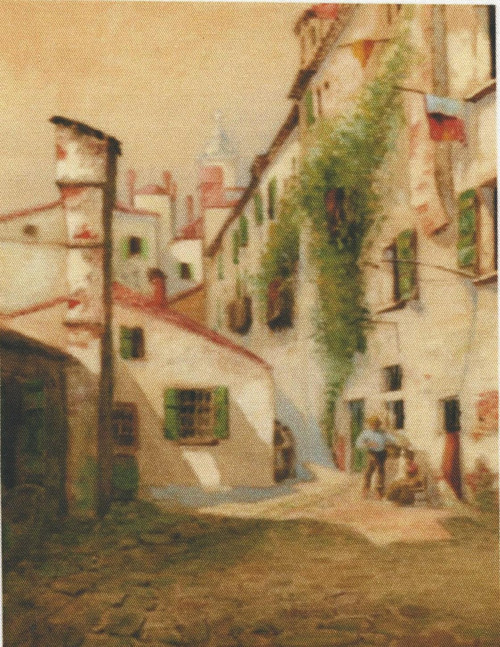 Bavlněná látka - panel 9 x 12,5 cm