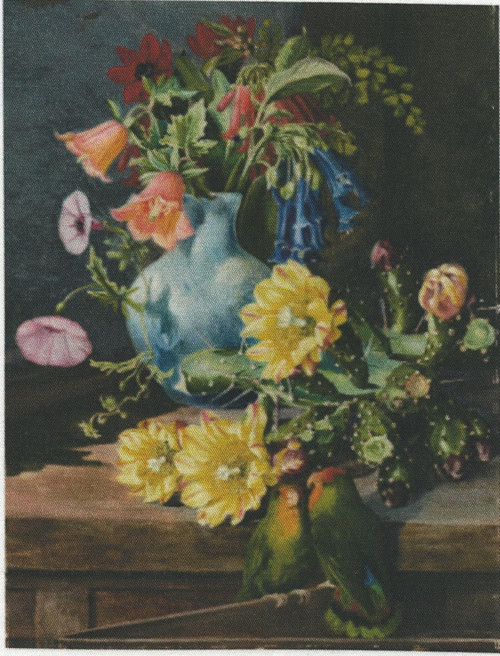 Bavlněná látka - panel 9 x 12,5 cm