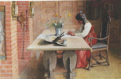 Bavlněná látka - panel 8,5 x 14,5 cm