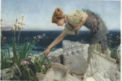 Bavlněná látka - panel 8,5 x 12,5 cm