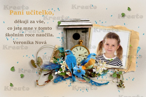Poděkování paní učitelce - No.37