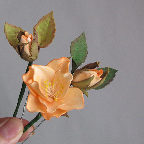 Duo orange - vlásenky — foto 1