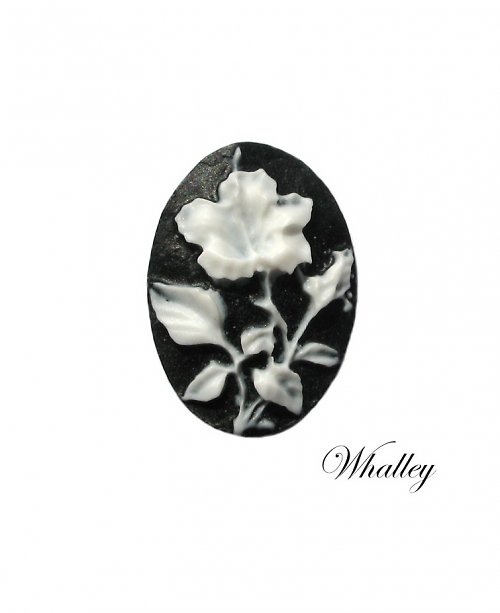Cameo Hibiscus 18x13 mm 1ks