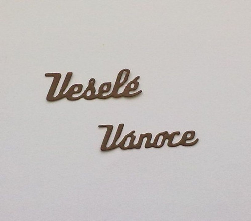 Nápis - Veselé Vánoce