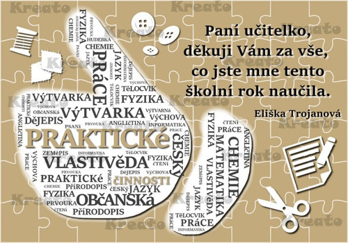 Poděkování paní učitelce - No.48