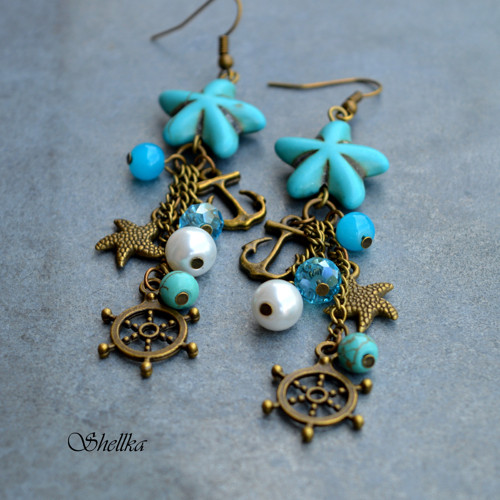 Náušnice ,,SAILOR,, — foto 1
