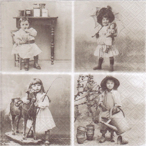 Ubrousek vintage - dívky