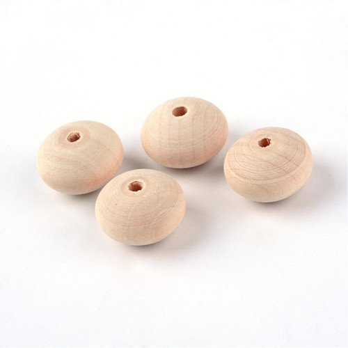 Dřevěné korálky disk 20x13mm (10ks) — foto 1