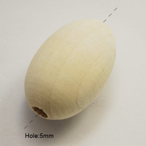 Dřevěné korálky olivy 29x19mm (10ks)