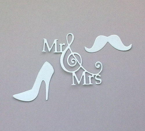 Výsek - Mr and Mrs - barva dle přání