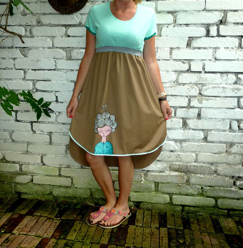 JACQUELINE - oversize ruční malba — foto 1