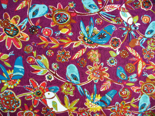 Látka PTÁČCI panel 50x50cm — foto 1