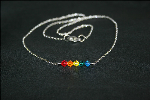 Čakrový náhrdelník - Swarovski - hypoalergenní 2
