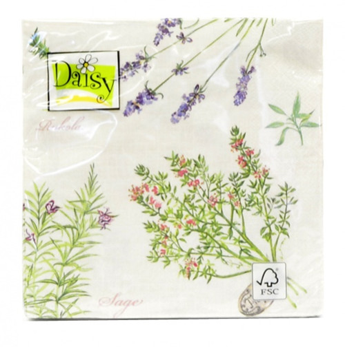 Ubrousek na decoupage Bylinkový, 1ks — foto 1