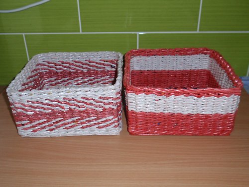 Čtvercové papírové krabičky — foto 1