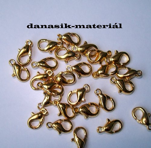 KARABINKY ZLATÉ 10 mm - 2 ks — foto 1