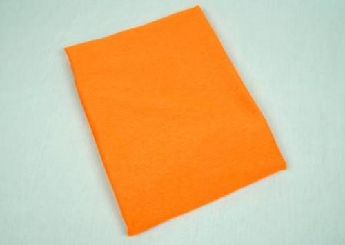 Neonový dvojitý úplet oranžový