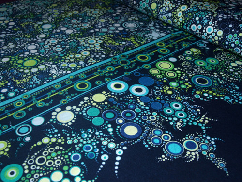 Bavlnená látka Effervescence - Ocean