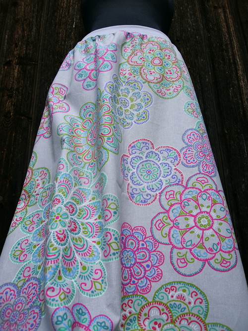 Grey mandala - maxi suknice — foto 1