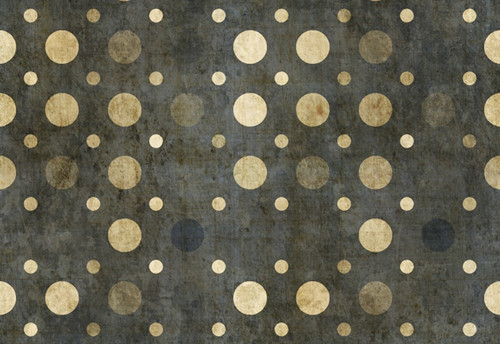 Panel 16x11cm Puntíky hnědozlaté — foto 1