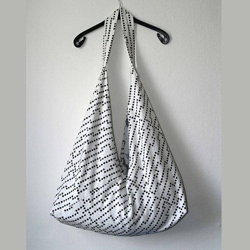 Velká taška - černobílá origami — foto 1