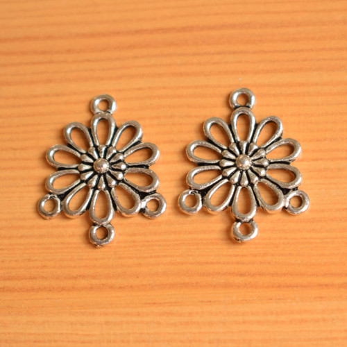 Starotříbrná ramínka - 23mm x 19mm