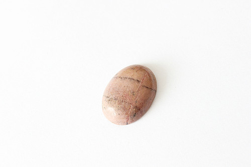 Rodonit - kabošon - 18x25 mm — foto 1