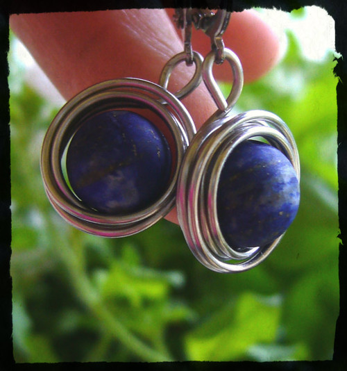 Lapis Lazuli v nerezu / nerez ocel — foto 1