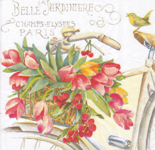 Ubrousek - tulipány a kolo — foto 1