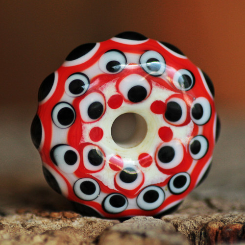 Vinutý disk mandala - průvlek 5 mm — foto 1