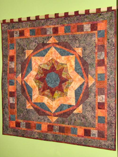 Mandala- závěsný quilt — foto 1