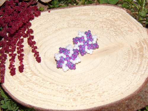 Větrníčky - Purpurově - bílé — foto 1