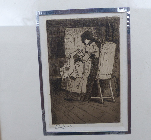 U kamen...grafika, J. Šír, 1949