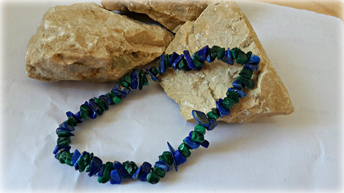 Náramek - malachit-azurit — foto 1