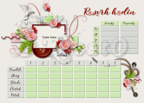 Rozvrh hodin - No.9