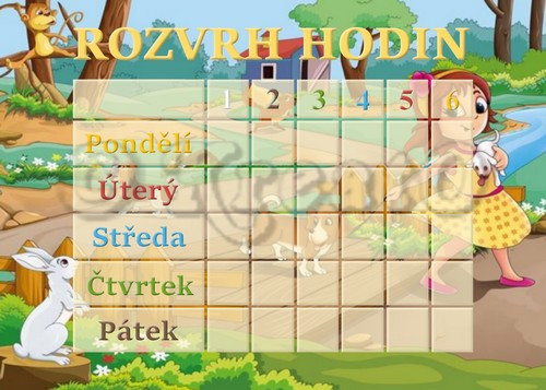 Rozvrh hodin - No.10
