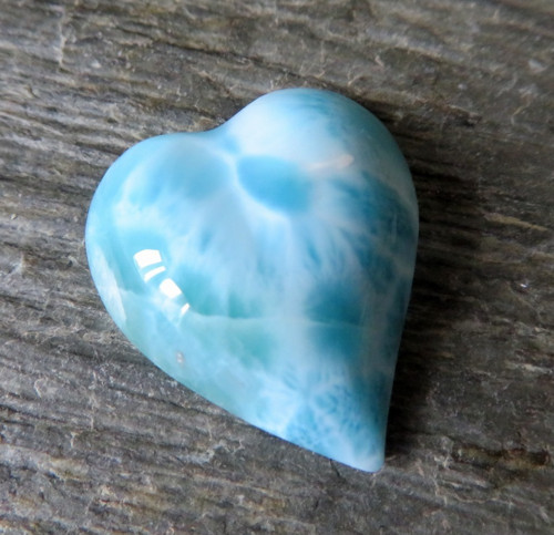 Larimar, kabošonek srdíčko č.8 — foto 1