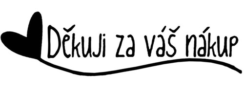 Razítko "Děkuji za Váš nákup"
