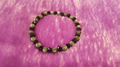 Náramek spinel a serafinit