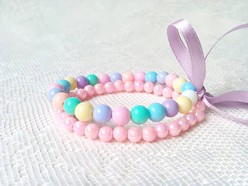 Pastel & pink bracelet