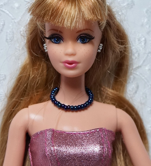 Šperk pro Barbie - modrý s duhou — foto 1