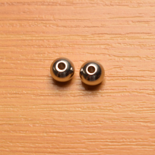 Kulička 5mm - půldíra - chirurgická ocel 316L