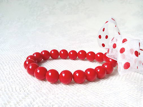 Pin Up bracelet (red)