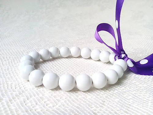 Pin Up bracelet (white)